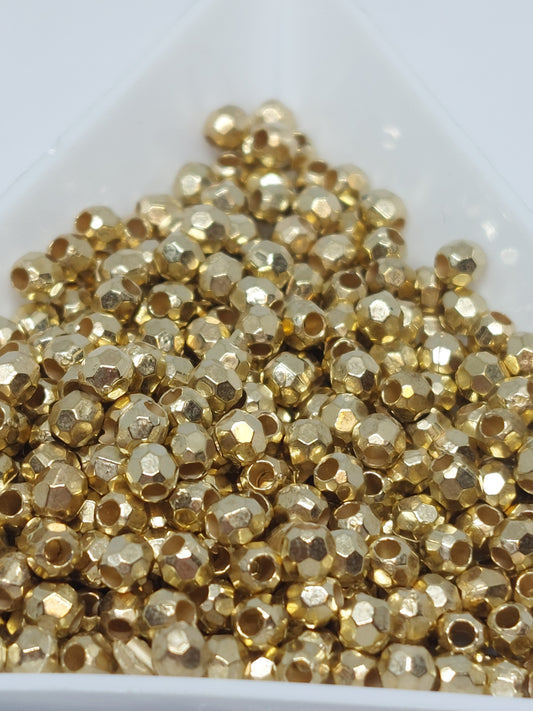 Gold 3mm beads