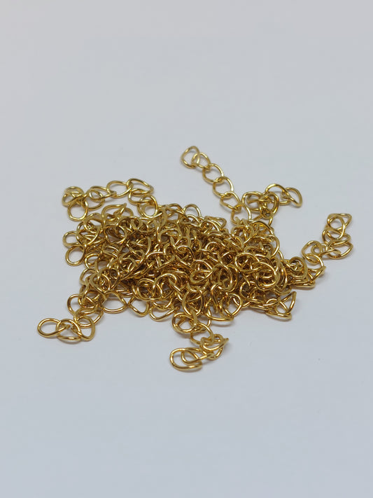 Gouden verlengstukjes