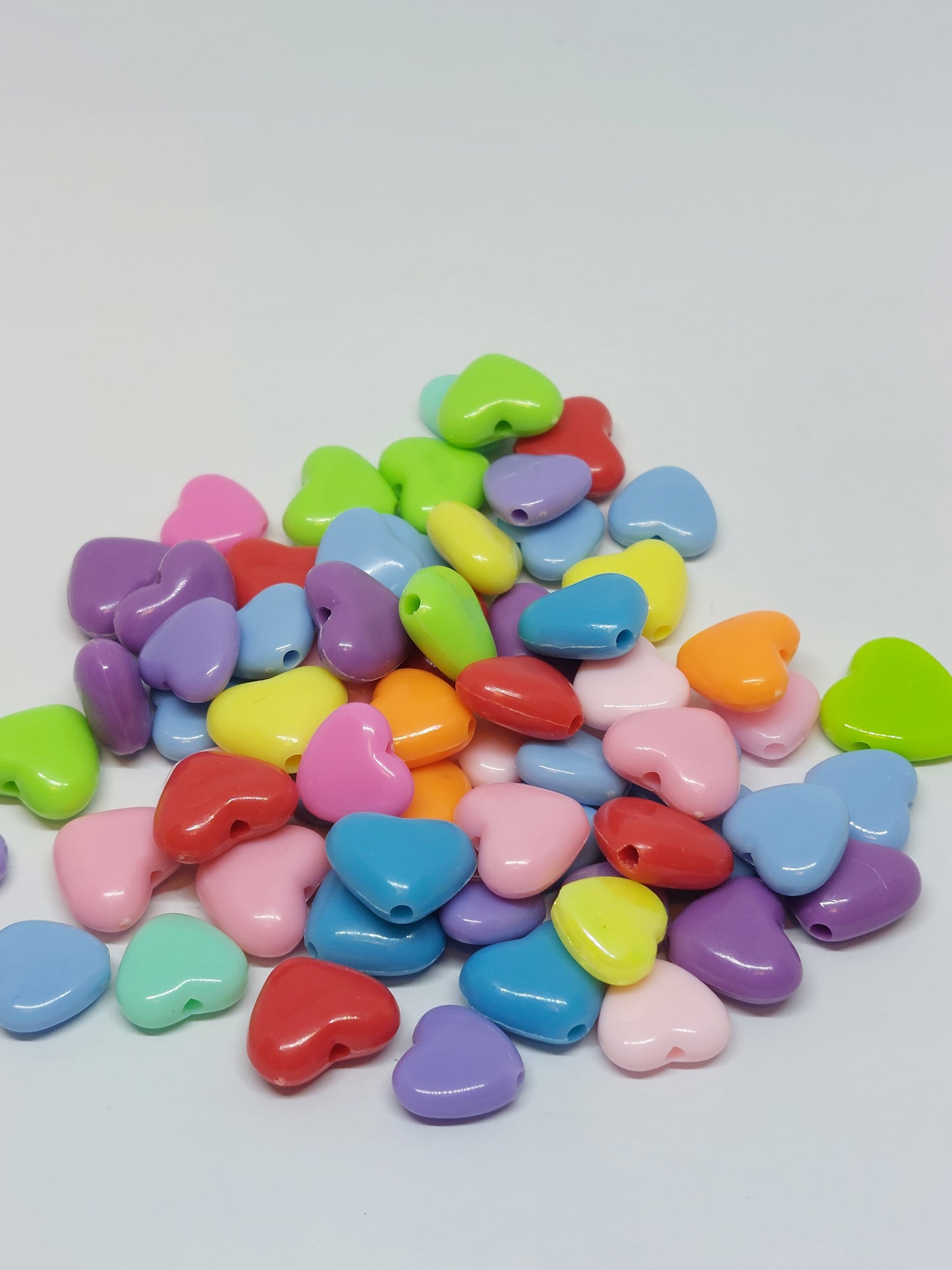 Hearts acrylic bulk packaging