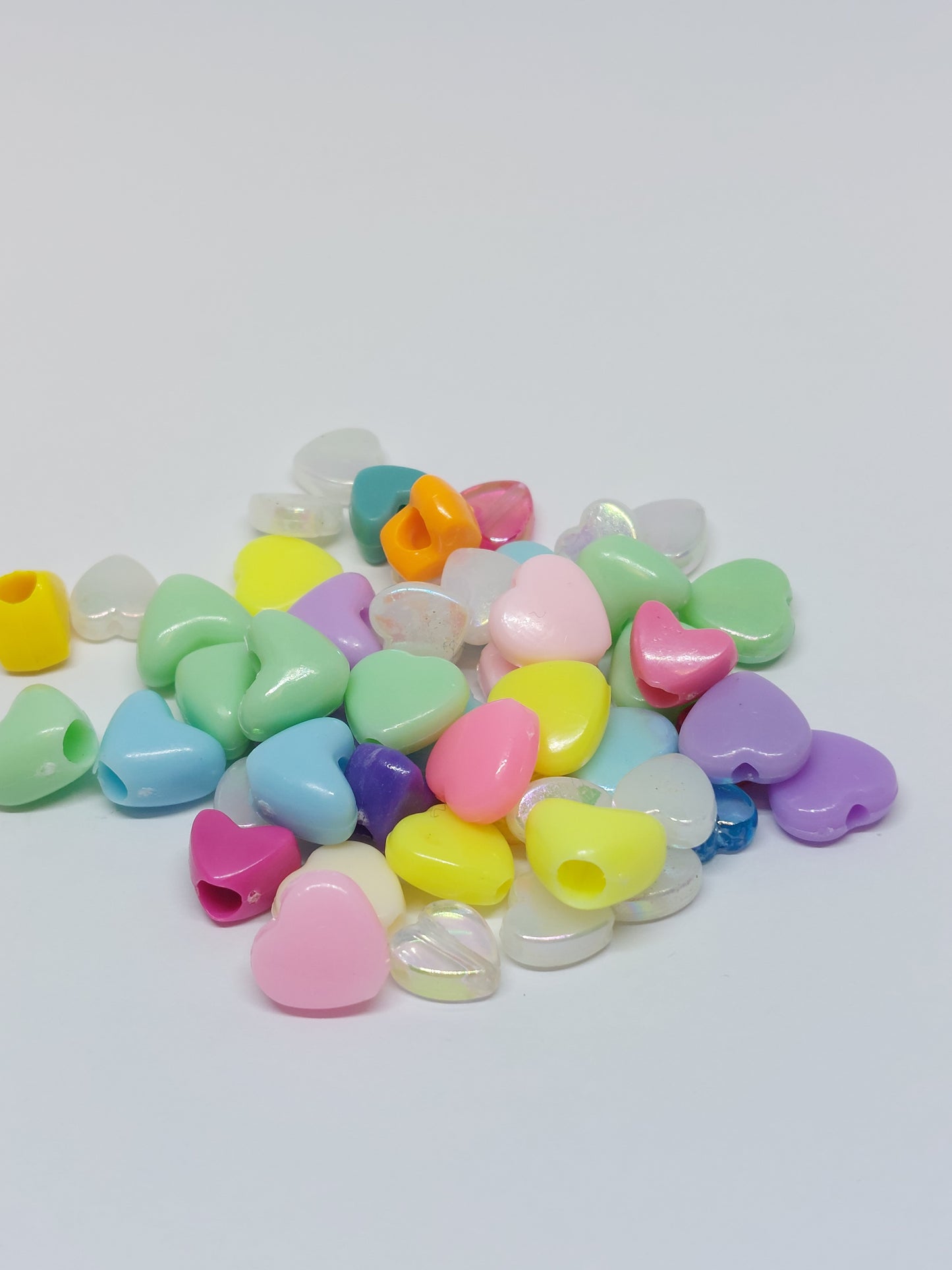 Hearts acrylic bulk packaging