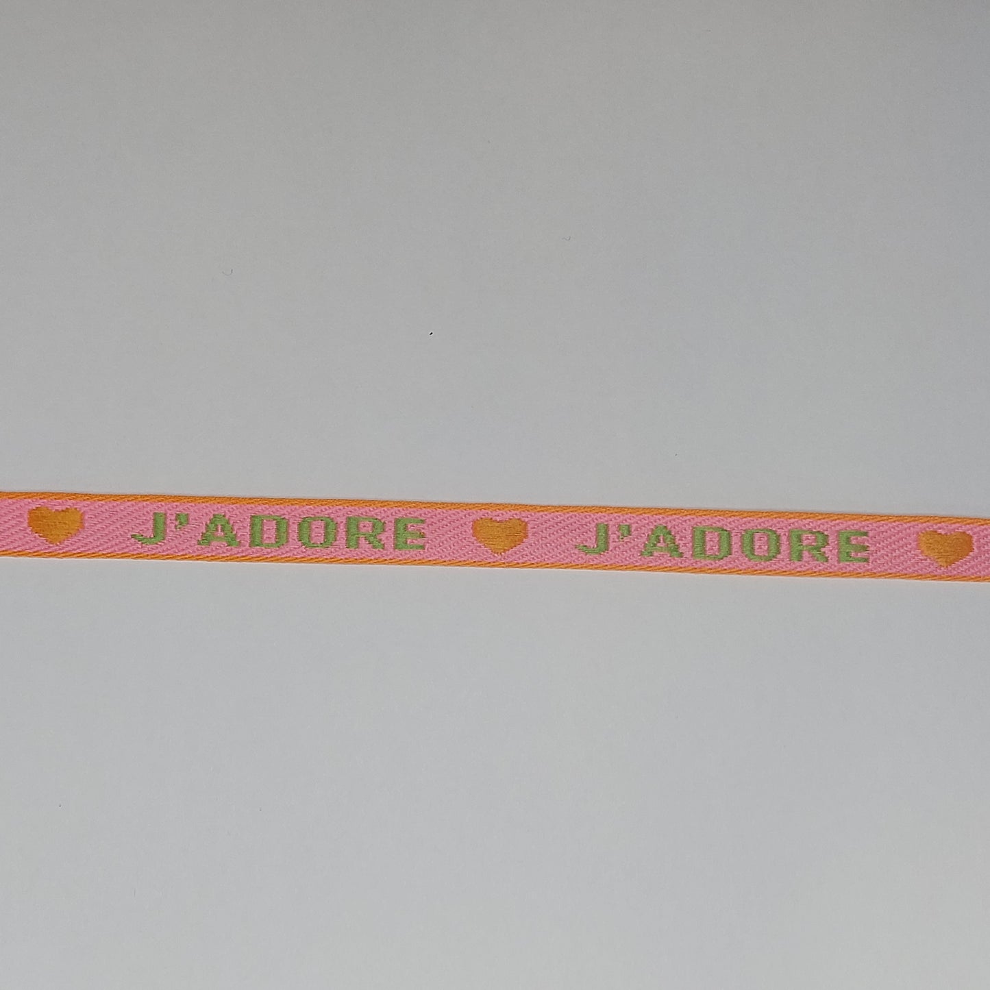 J'adore ribbon strap