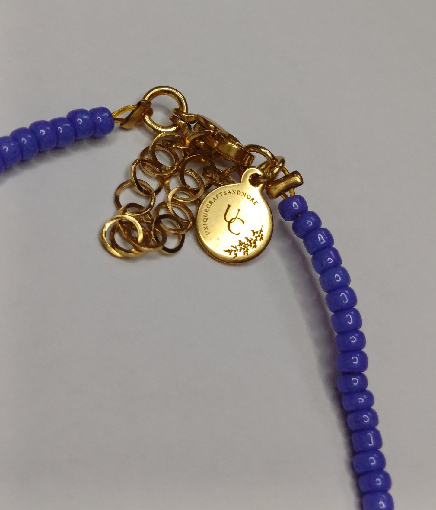 Purple coin bracelet