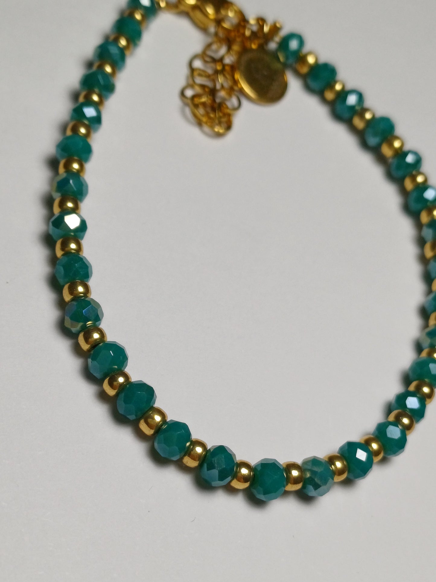 Green diamond bracelet