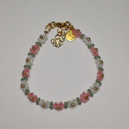 Nature flowers bracelet