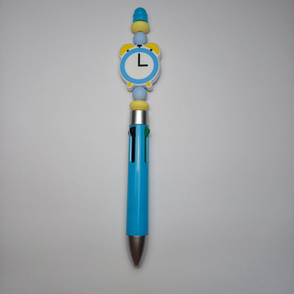 Blue clock pen