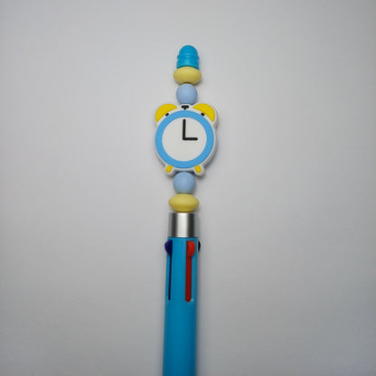 Blue clock pen