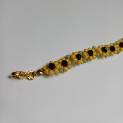 Sunflower bracelet