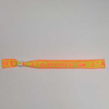 Fluo I Love Ribbon Ribbon