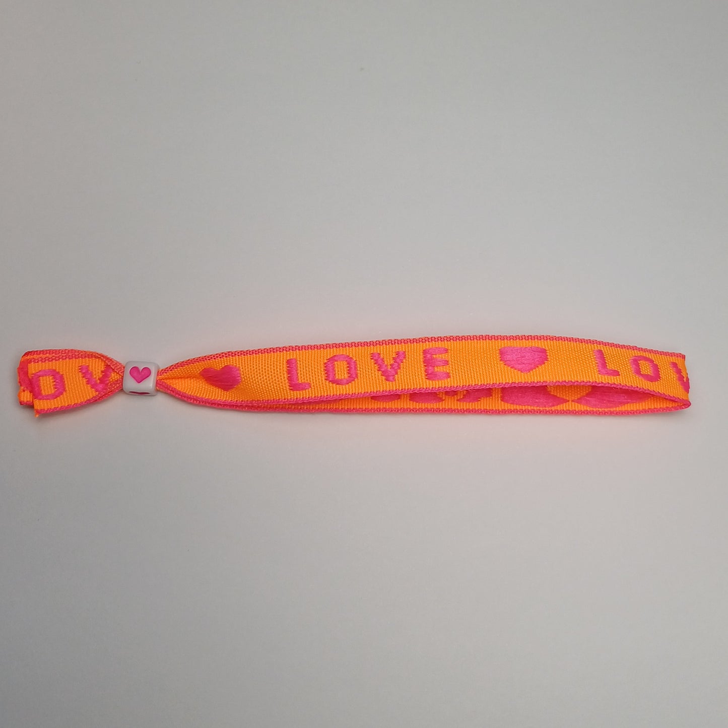 Fluo love ribbon ribbon