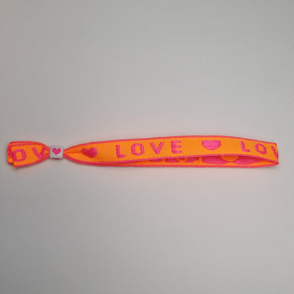 Fluo love ribbon ribbon