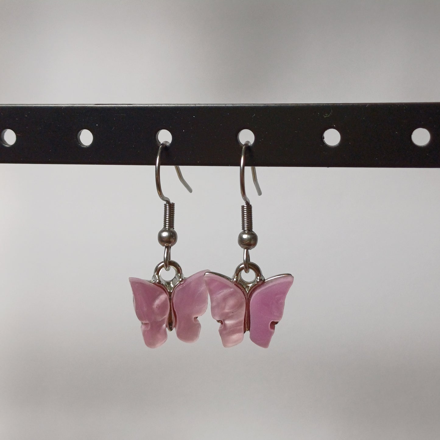 Butterfly earrings rose