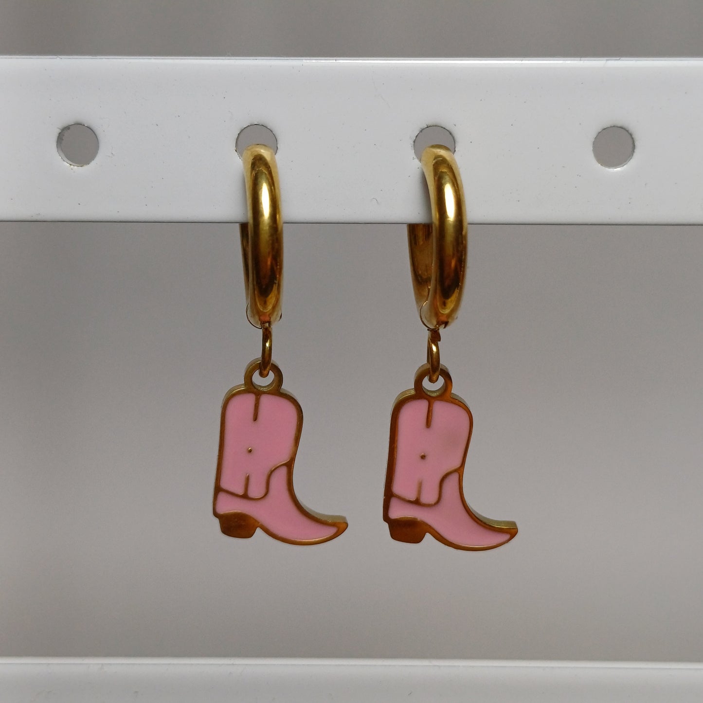 Cowgirl boots earrings