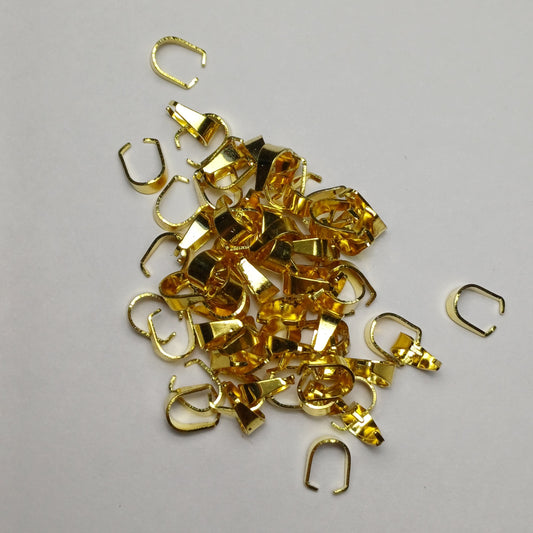 Gold charm pendants