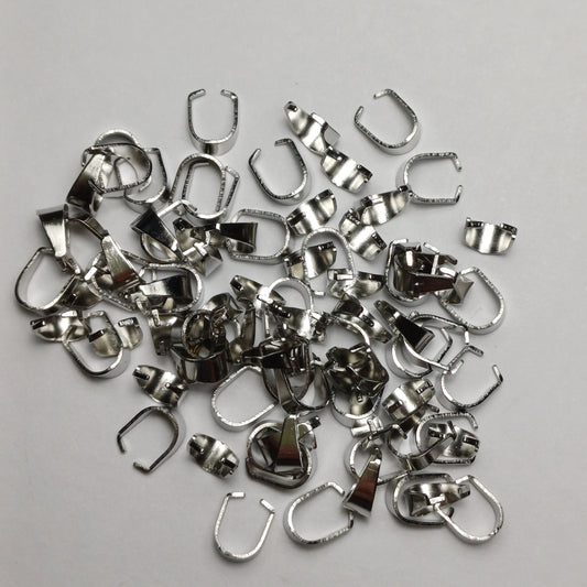 Silver charm pendants