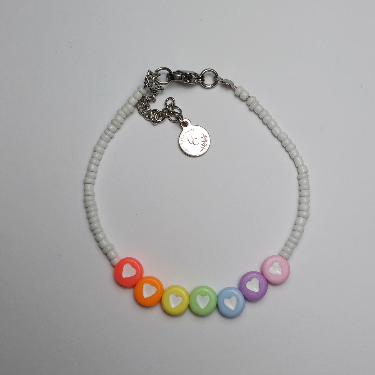 Colorful heart bracelet