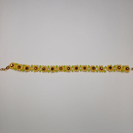 Sunflower bracelet