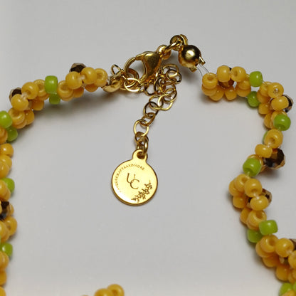 Sunflower bracelet