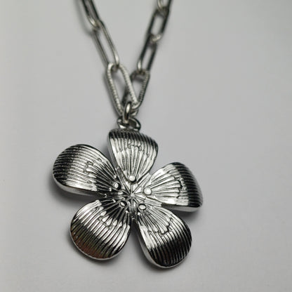 flower chain silver