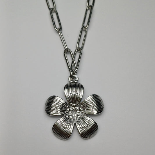 flower chain silver