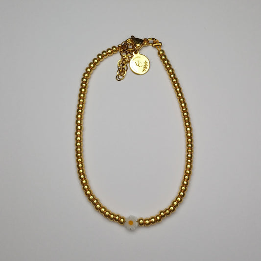 Madelief armband goud