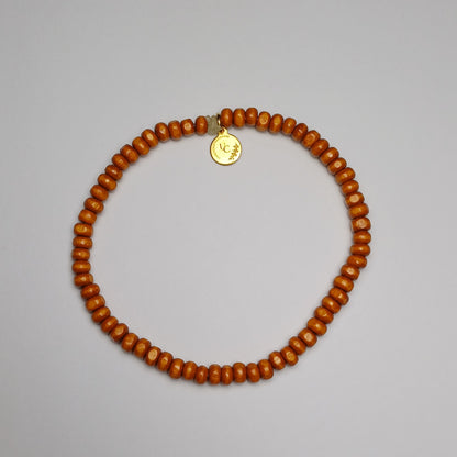 Wooden bracelet light brown