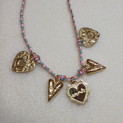 Lovely hearts chain