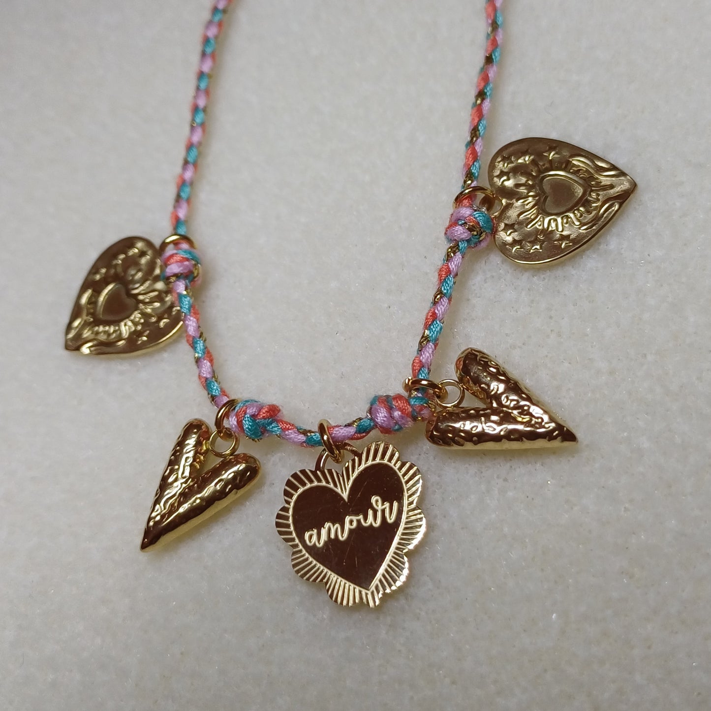 Lovely hearts chain