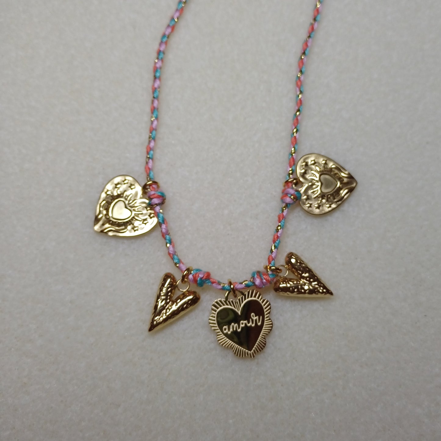 Lovely hearts chain