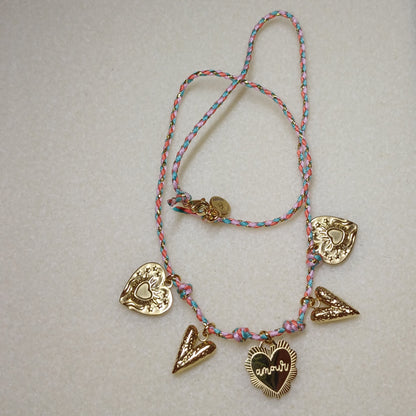 Lovely hearts chain