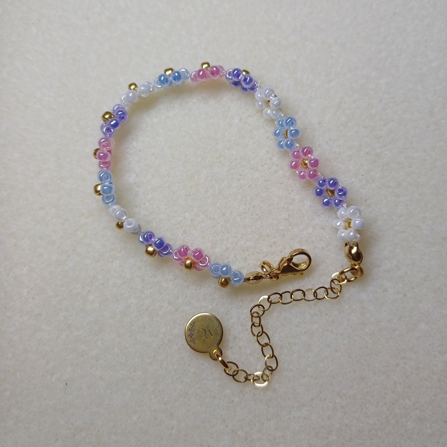 Spring flower bracelet