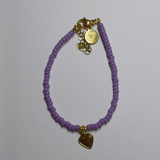Lavender love bracelet