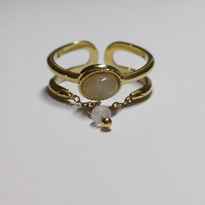 Gold of white ring