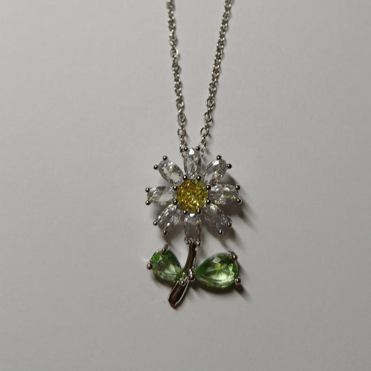 Sunflower chain silver