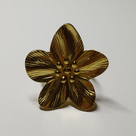 Blossom ring goud