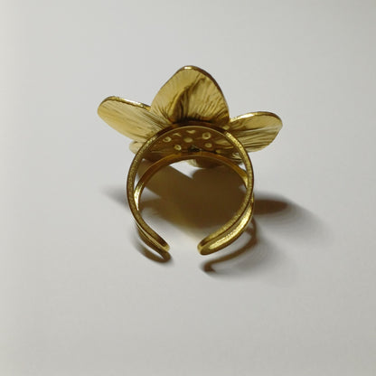 Blossom ring goud