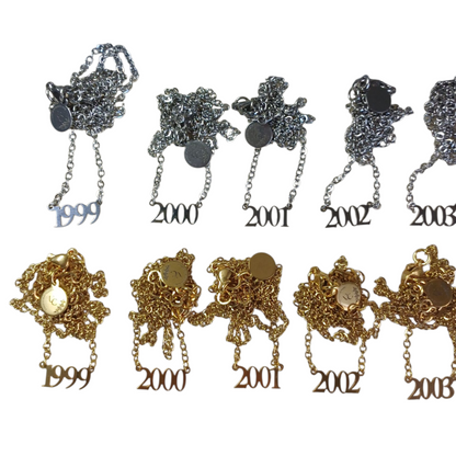 Geboorte jaar ketting