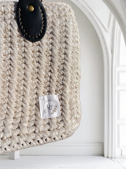 Golden sparkle handbag