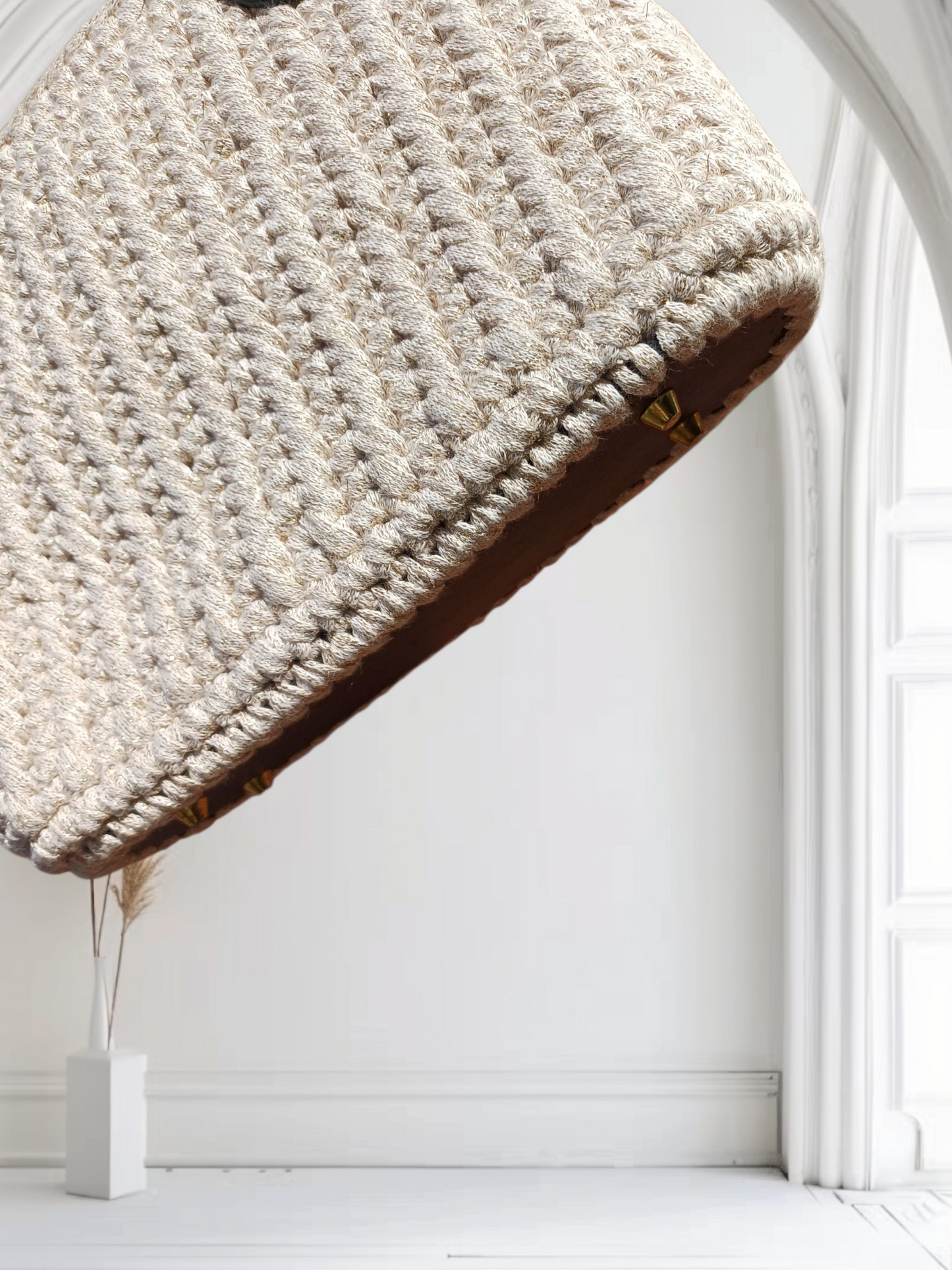 Golden sparkle handbag