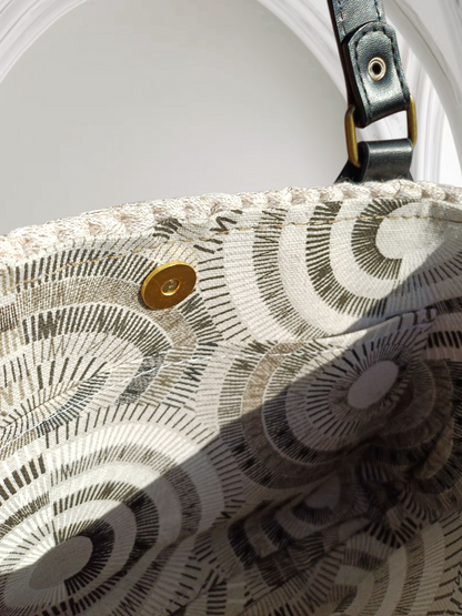 Golden sparkle handbag