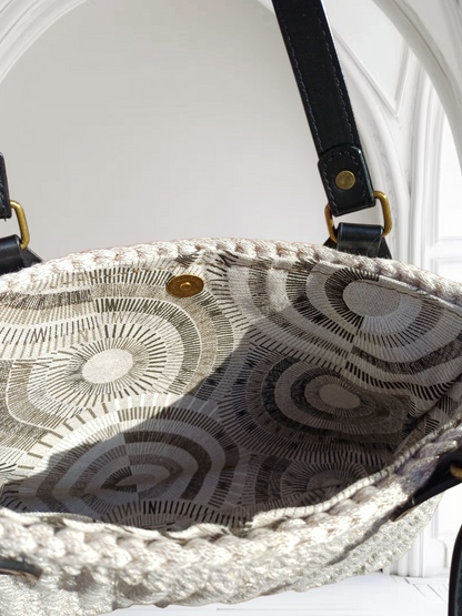 Golden sparkle handbag