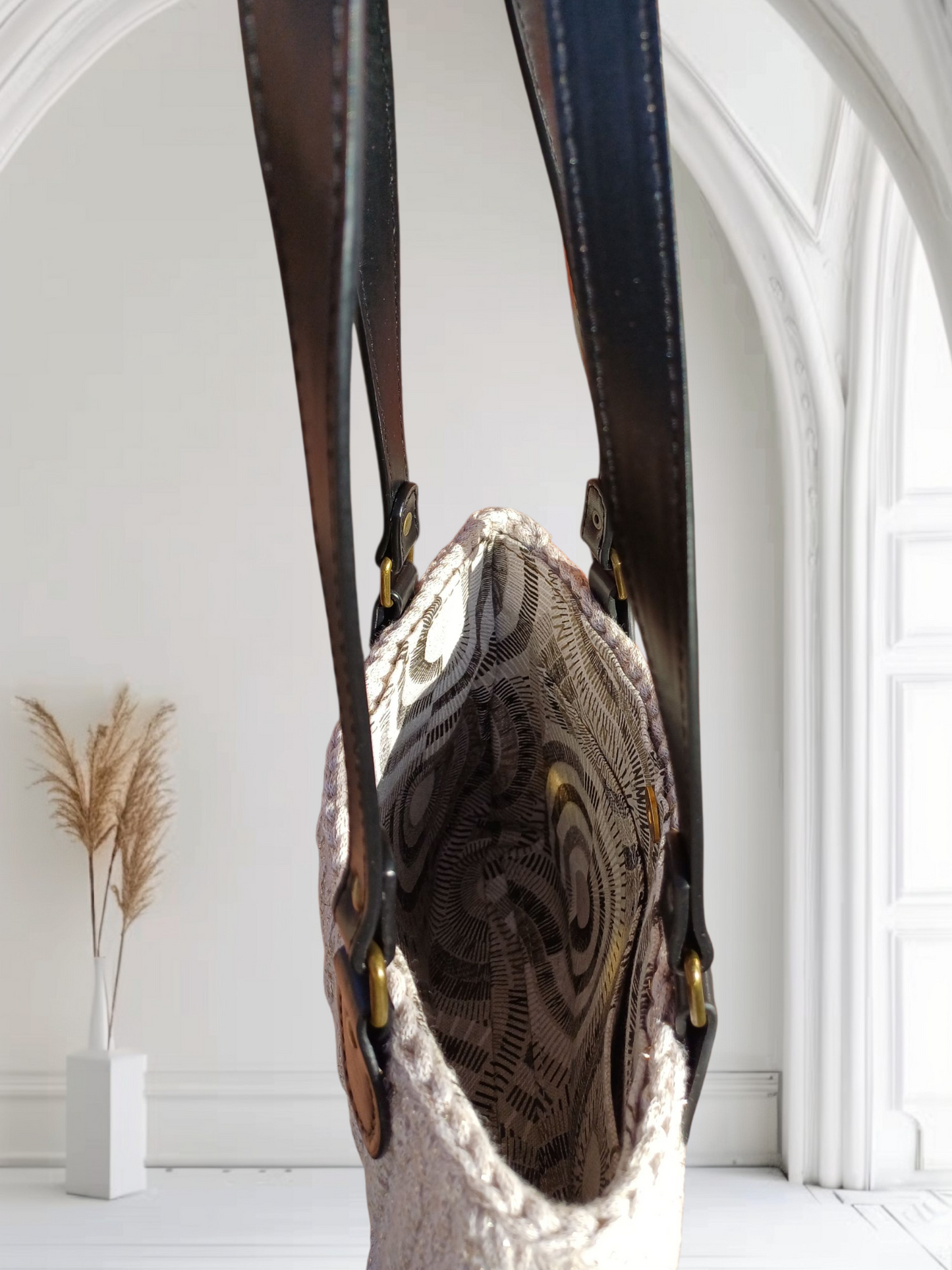 Golden sparkle handbag