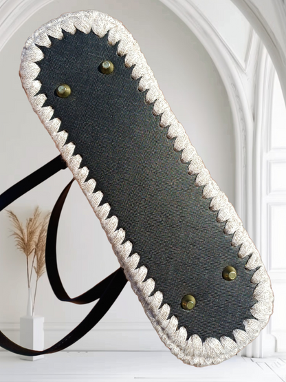 Golden sparkle handbag