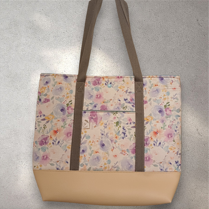 Soft wildflowers handtas