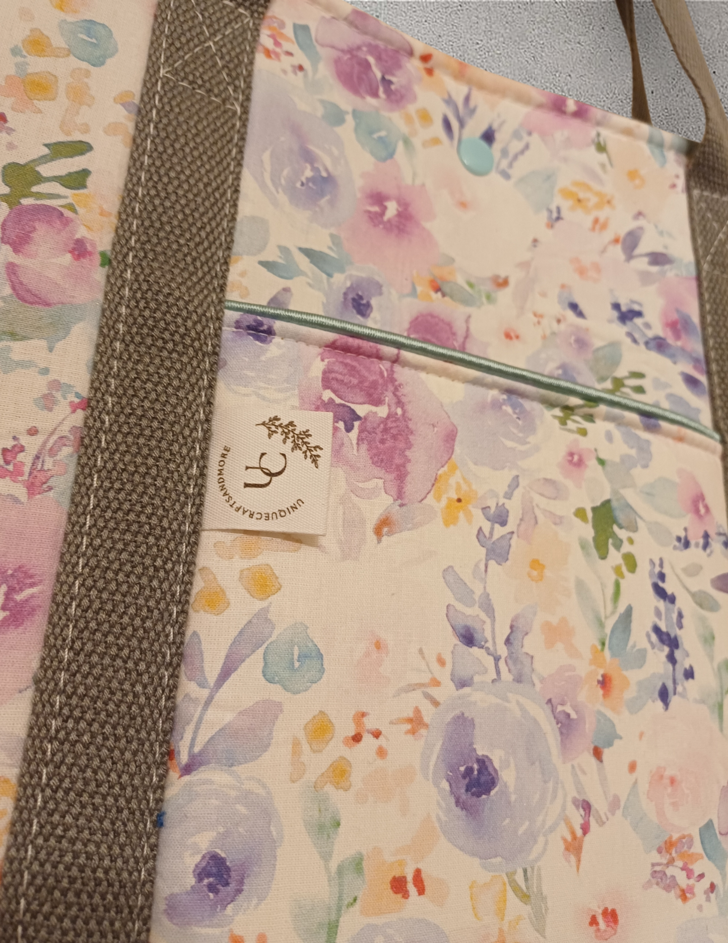 Soft wildflowers handtas