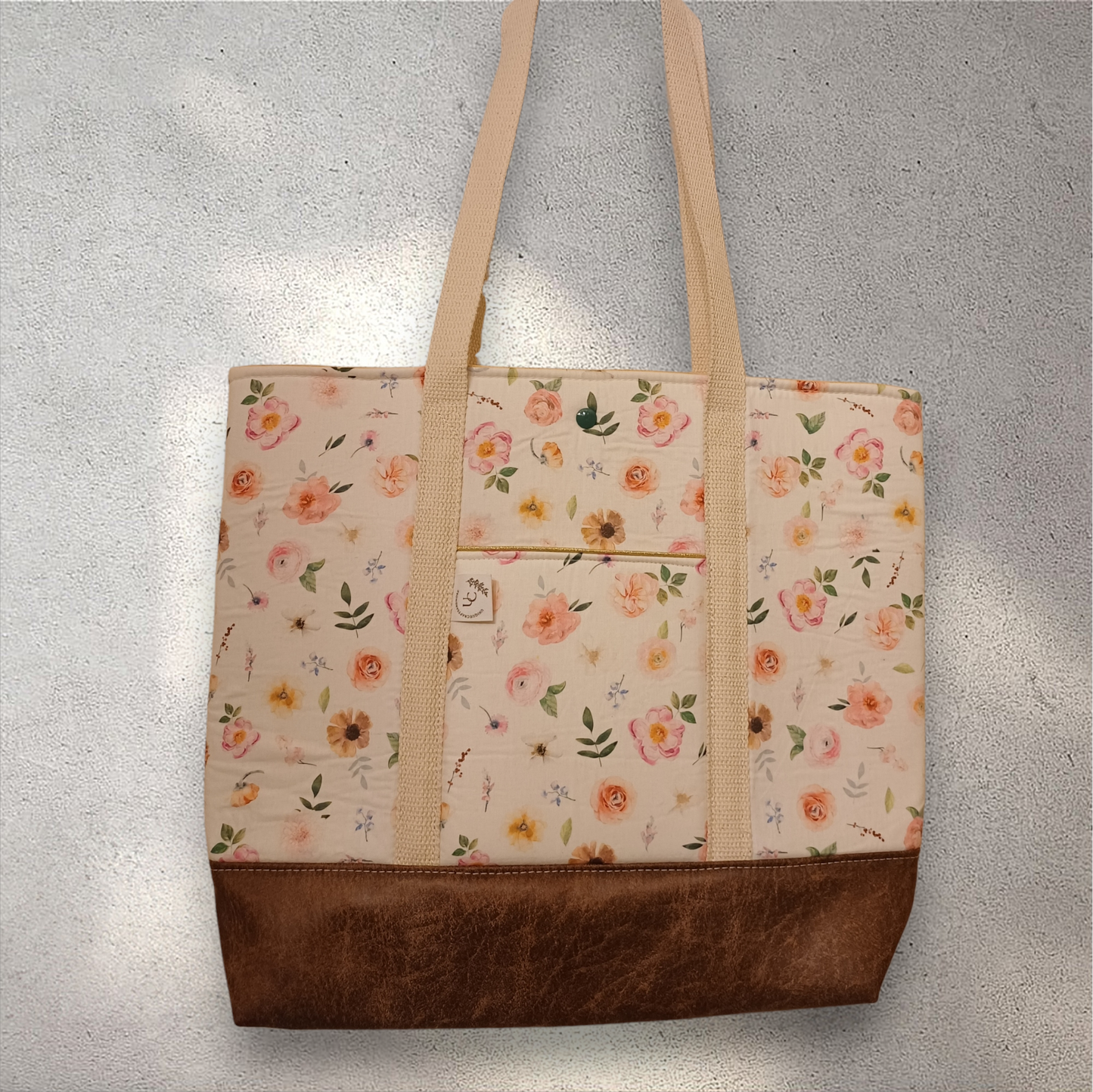 Vintage bloom handtas