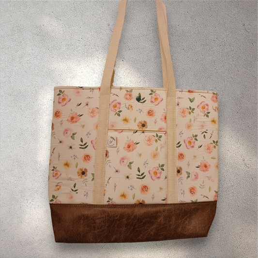 Vintage bloom handtas