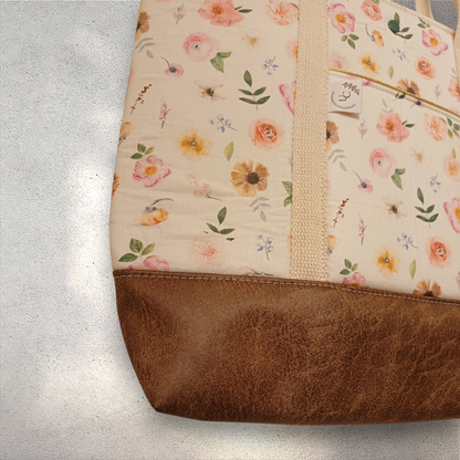 Vintage bloom handtas