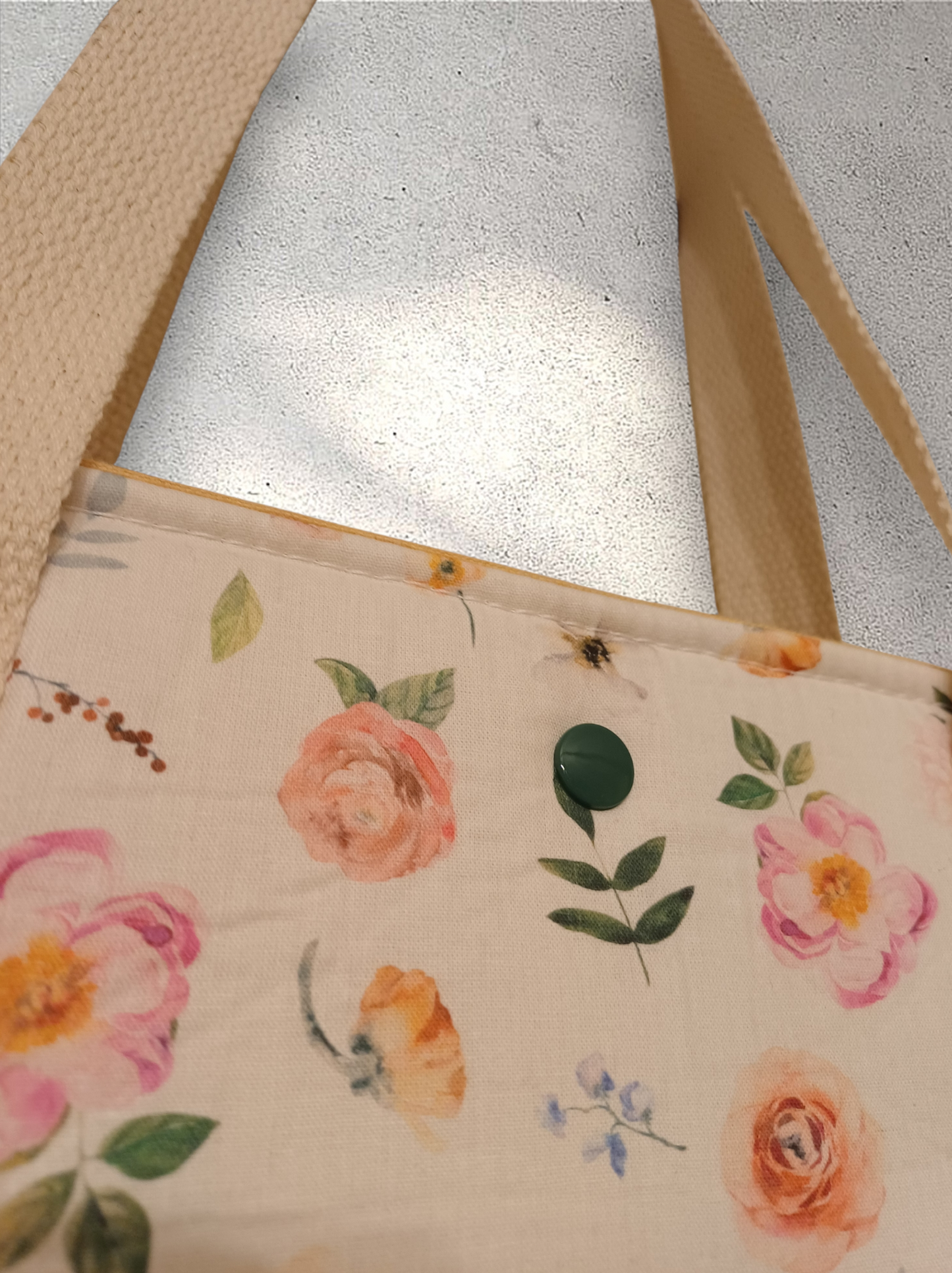 Vintage bloom handtas