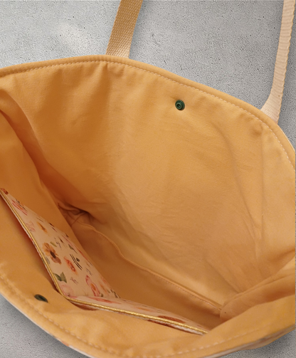 Vintage bloom handtas