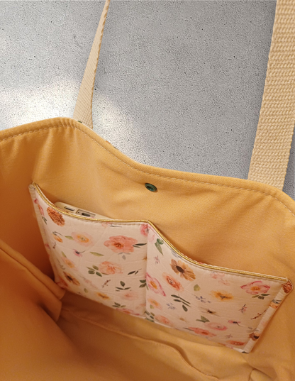 Vintage bloom handtas